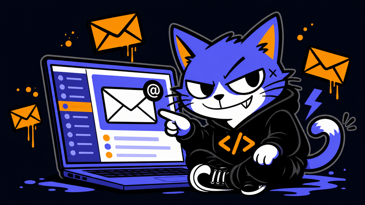 Le chat MailTester vérifie vos emails